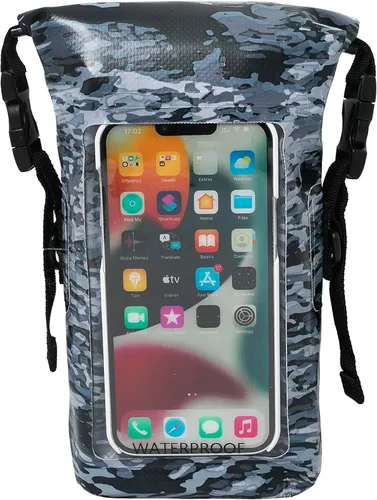 Miniatura 2 de geckobrands Bolsa impermeable para teléfono, geckoflage ártico, bolsa para teléfono al aire libre y bolsa seca, teléfonos Samsung Galaxy, teléfonos