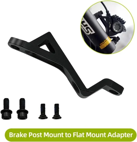 Miniatura 9 de Adaptador de freno de bicicleta+0.787 in Montaje de poste a adaptador de freno de montaje plano MTB 140/160/7.087 in Aleación de aluminio Accesorios