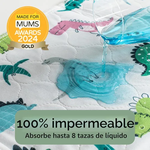 Miniatura 2 de Hygge Sheets - Almohadillas para orinar para niños y niños pequeños, 100% impermeable, almohadilla antideslizante para camas de tamaño matrimonial