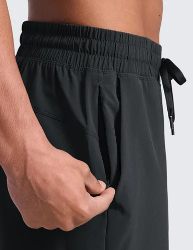 Miniatura 6 de CRZ YOGA Pantalones cortos de entrenamiento sin forro para hombre de 5 pulgadas, ligeros, de secado rápido, para correr, deportes, atletismo