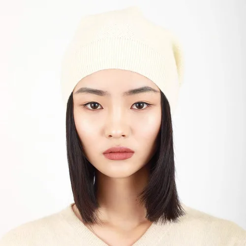 Miniatura 17 de WaySoft Gorro de cachemira 100% para mujer en una caja de regalo, gorro de gran tamaño para mujer