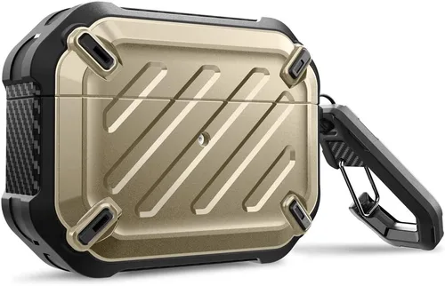 Miniatura 10 de SupCase - Estuche para Airpods Pro Serie Pro Unicorn Beetle, resistente carcasa de protección completa con mosquetón para Airpods Pro de Apple Verde