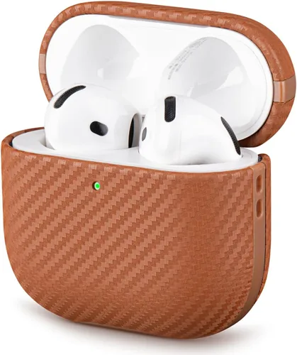 Miniatura 14 de Funda de cuero Lopie para AirPods de 4ª Generación - Funda para AirPods 4 hecha a mano - Hecha de cuero real - Cubierta protectora de carcasa dura