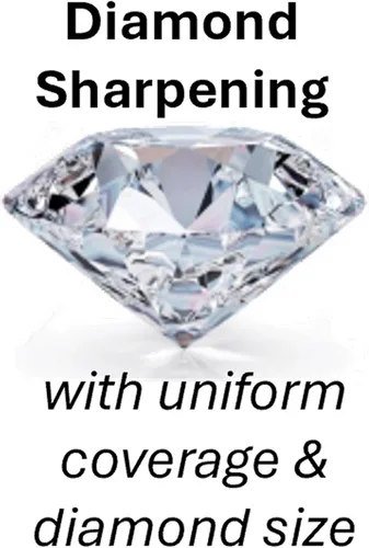 Miniatura 5 de Tecnología de mecanizado de diamante (DMT) Dia-Sharp Piedra de afilado de diamante de 4 pulgadas, grueso, (D4C)