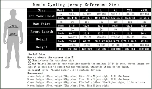 Miniatura 3 de JPOJPO - Maillot de ciclismo para hombre, manga corta + 5D acolchado pantalones cortos verano de secado rápido S-3XL