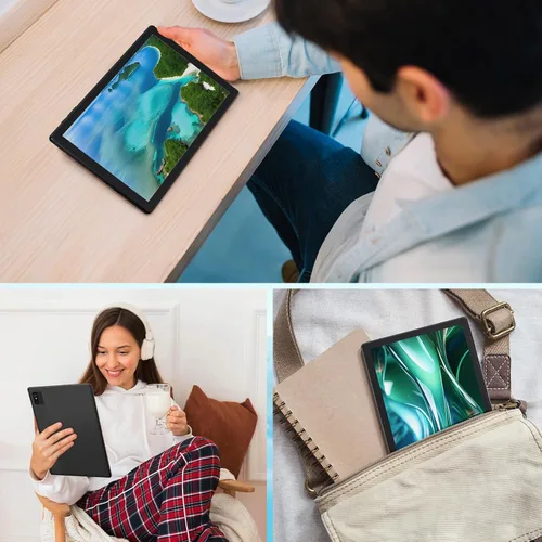 Miniatura 8 de Tablet Android de 10 pulgadas, 8 GB de RAM, 64 GB ROM 1 TB expandible Android 15, Octa-Core, WiFi 6 (2.4G/5G), pantalla de 1280 x 800, tabletas