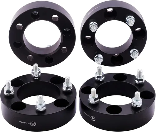 Miniatura 9 de Adaptadores de rueda forjadas en negro 4x110 a 4x137 para ATV de 1 pulgada con pernos 10x1.25 compatibles con Honda Suzuki-Yamaha-Kawasaki de 4 lugs
