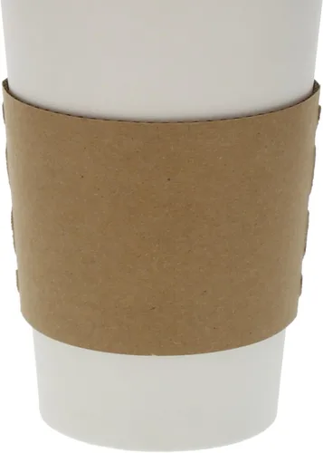 Primeware AmerCareRoyal - Fundas de café para tazas calientes, caja de 1000-80% fibra reciclada, advertencia caliente, desechable y protectora, se