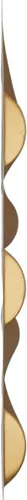 Miniatura 3 de Ekena Millwork 19 5/8 pulgadas de ancho x 19 5/8 pulgadas de alto Naomi EnduraWall Panel decorativo de pared 3D, dorado (cubre 2.67 pies cuadrados).