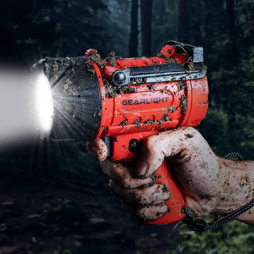 Miniatura 2 de GearLight - Linterna de proyector LED impermeable Watchman, alta en lúmenes AA para accesorios de campamento al aire libre, equipo de kayak marino