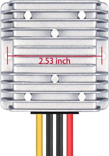 Miniatura 6 de DC 8V-40V a 13.8V 10A Convertidor automático Buck Boost Regulador reductor de voltaje, convertidor impermeable regulado DC fuente de alimentación
