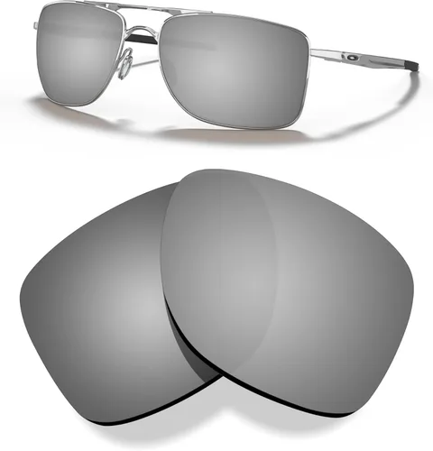 Miniatura 3 de Lentes de repuesto polarizadas prémium de 0.059 in para gafas de sol Oakley Gauge 8 L OO4124-xx (2.441 in) - Multiopciones