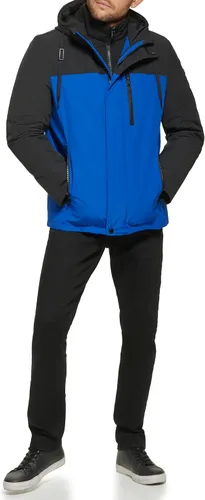 Miniatura 5 de Calvin Klein Sudadera con Capucha chamarra con babero desmontable