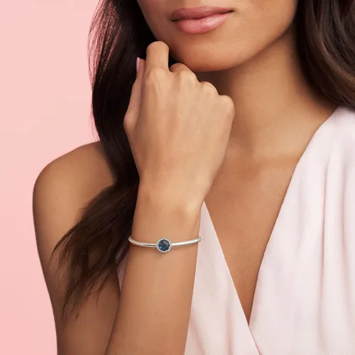Miniatura 2 de Pandora Encanto radiante Corazones con Moonlight Blue