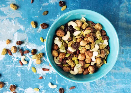Miniatura 5 de Mezcla orgánica antioxidante de frutos secos, 12 onzas, contiene moras, bayas de Goji, bayas doradas, semillas de calabaza, avellanas, anacardos.