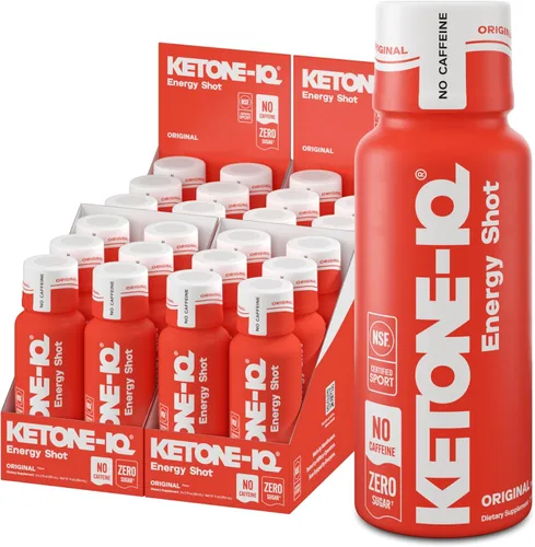 Miniatura 12 de Ketone-IQ Shots de Energía de Cetonas Exógenas Sin Cafeína - Paquete de 24 Bebidas Energéticas Sin Cafeína con 10g de Cetonas - Sin Azúcar, Sin Sal