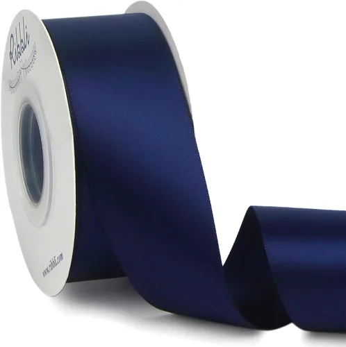 Miniatura 163 de Ribbli - Cinta de satén de doble cara dorada, 1 pulgada x 25 yardas, uso para ramo de lazos, envoltura de regalos, decoración de boda Dorado