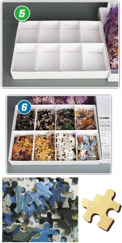 Miniatura 4 de Intellectiv Games - Rompecabezas fotomosaico, madera de tilo en una caja, 1000 piezas, 29.5 x 19.6 pulgadas, pinturas famosas, mural, decoración