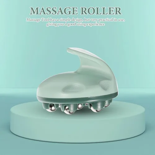 Miniatura 9 de FOMIYES 4 herramientas de masaje de bolas de rodillo: masajeador portátil de sostenido - herramientas de masaje de pies de cuello y hombro