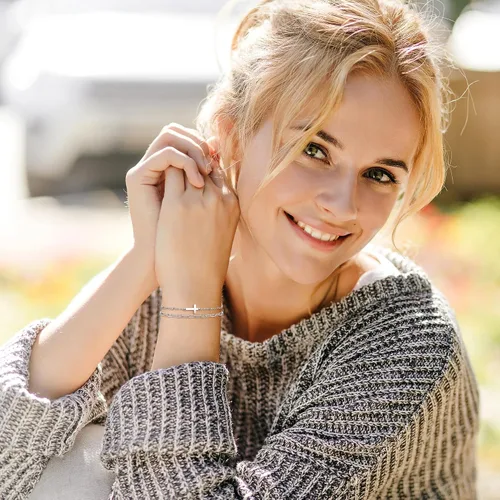 Miniatura 4 de Tarsus Pulsera de cruz para mujeres y hombres, regalos religiosos para mujeres y hombres, regalos cristianos para mujeres, amigos, familia