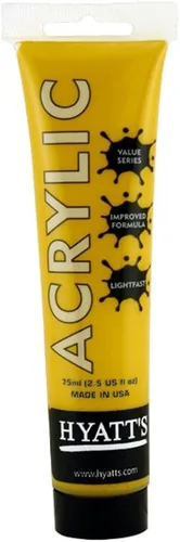 Miniatura 126 de Hyatt's Alizarine - Pintura acrílica carmesí Tubo de pintura acrílica de 2.5 fl oz de grado artístico Secado rápido y pintura no tóxica