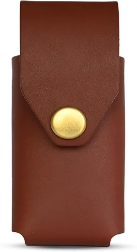 Miniatura 2 de Funda de multiherramienta de cuero para Gerber Suspension y Gerber Suspension NXT (marrón) - Portaherramientas de cinturón de cuero de grano
