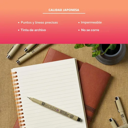 Miniatura 4 de Sakura Pigma, juego de pluma de tinta Micron en blíster