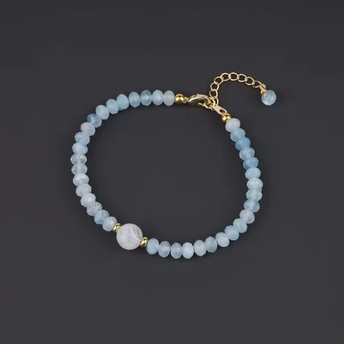Miniatura 4 de COAI Pulsera simple de cristal curativo con cuentas para mujer
