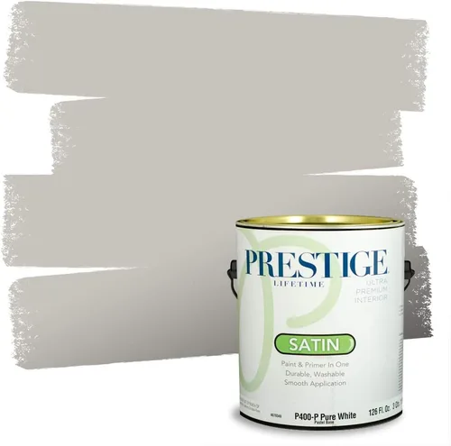 Miniatura 52 de PRESTIGE Paints - Pintura interior e imprimación en uno, 1 galón, cáscara de huevo, pimienta envejecida