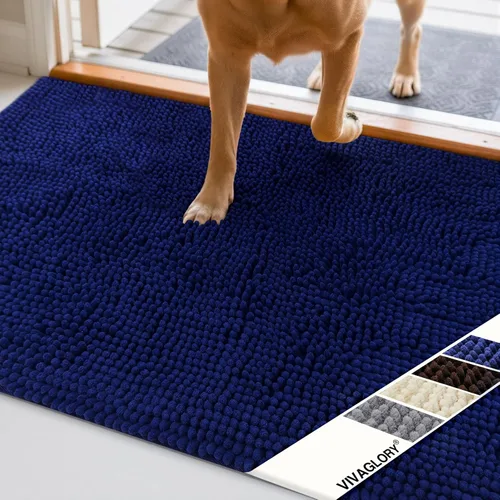 Miniatura 8 de VIVAGLORY Alfombra para Puerta de Perro Absorpmax para Patas Barrosas, Alfombra para Puerta de Perro con Patas Barrosas, Interior, Piso, Entrada