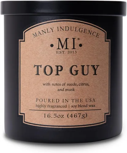 Miniatura 11 de Manly Indulgence Last Call - Velas perfumadas para hombres, 2 mechas, 16.5 onzas, cera de mezcla de soja premium, 60 horas de combustión, velas