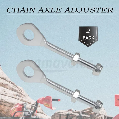 Miniatura 3 de Ajustador de eje de cadena de 0.4 pulgadas, accesorios para motocross TAOTAO 50cc 70cc 90cc 110cc 125cc 250cc ATV Quad Dirt Bike. 2 uds.
