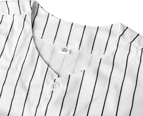 Miniatura 10 de Phoneutrix Camiseta de béisbol en blanco para jóvenes, camisetas de manga corta para niños, uniformes deportivos