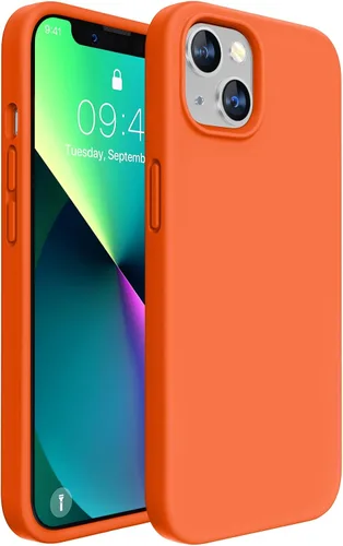 Miniatura 270 de Miracase Funda diseñada para iPhone 13, con protector de pantalla de vidrio templado, forro de microfibra suave antiarañazos, funda de goma