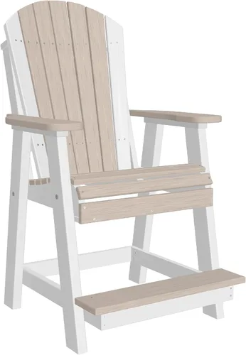 Miniatura 27 de LuxCraft Silla Balcón - Altura del mostrador - Aruba sobre Negro