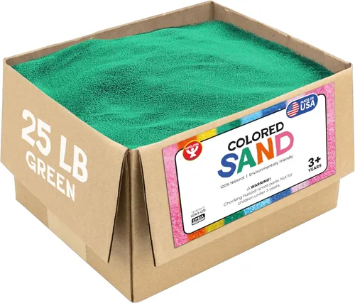 Miniatura 24 de Hygloss Arena de colores para manualidades – Botella de 1 libra, magenta – Juegos de arte de arena fina y colorida vibrante para niños – Actividades