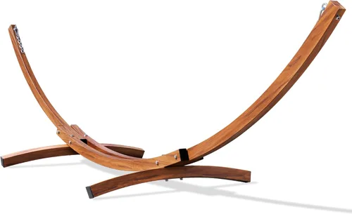 Miniatura 9 de Lazy Daze Hammocks Soporte de hamaca de arco de acero resistente de 12 pies con mosquetón y cadena, soporte curvado resistente a la intemperie