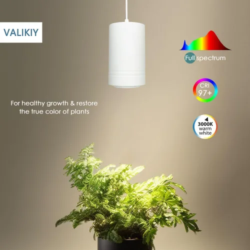 Miniatura 3 de Lámpara de Crecimiento Colgante 40W Grande, Lámpara para Plantas de Espectro Completo en Color Blanco Cálido, Enchufe de 120V con Temporizador