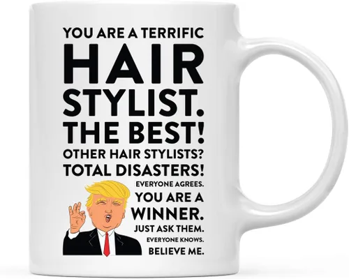 Miniatura 22 de Andaz Press Funny President Donald Trump - Taza de café de 11 onzas, excelente instructor aeróbico, paquete de 1, taza de cerámica para beber