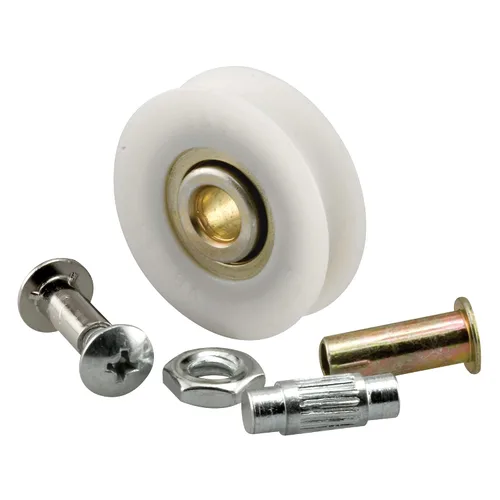 Prime-Line D 1799 Kit de reemplazo de rodillos para puerta de patio, 1-1/2 pulgadas, paquete de 2