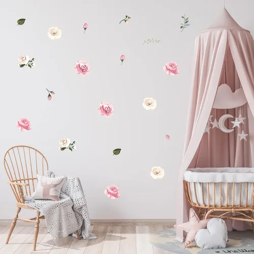 Miniatura 16 de Calcomanías de pared de cactus - Juego de 12 calcomanías de vinilo de 8 pulgadas para pared para guardería, dormitorio, cocina, aula, decoración