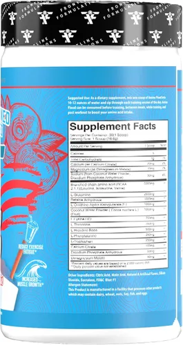 Miniatura 2 de Amino Flood de formulaciones de primera línea - Fórmula de recuperación e hidratación BCAA + EAA - Soporte muscular, electrolitos y resistencia