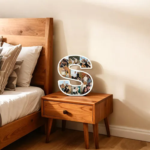 Miniatura 6 de Marco de fotos personalizado con letras – Marco de fotos personalizado para escritorio, regalo de fotos personalizable para bodas, cumpleaños