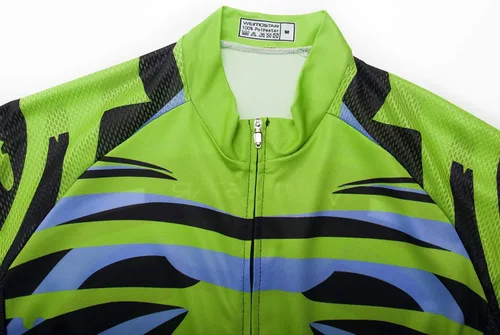 Miniatura 17 de Nuevo Pro cremallera completa hombres ciclismo Jersey manga corta Riding Shirt USA