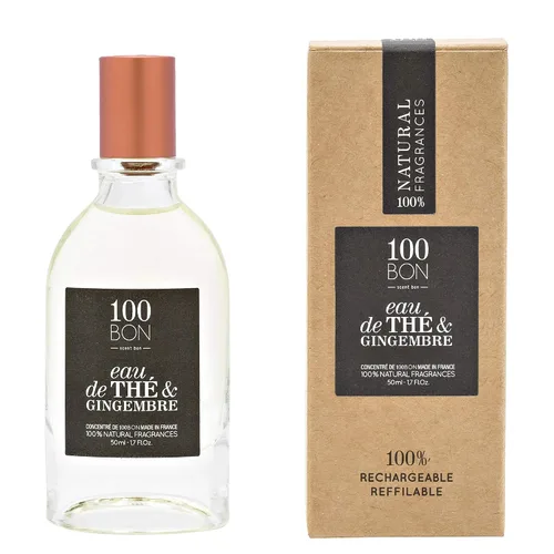 Miniatura 10 de 100BON Eau De The & Gingembre - Aroma de té y jengibre para mujeres y hombres, fragancia orgánica energizante, notas dulces, cítricas y picantes