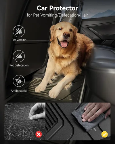 Miniatura 7 de 3W Alfombrillas de piso y forro de carga compatibles con Honda Odyssey 2026 2025-2018 Mini furgoneta de pasajeros, forros de piso TPE para todo tipo