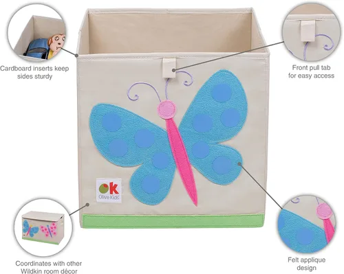 Miniatura 3 de Wildkin Cubo de almacenamiento para niños de 13 pulgadas para niños y niñas, uso perfecto en el dormitorio de tu hijo o sala de juegos, cubos