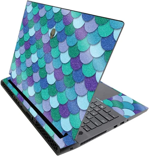 Miniatura 544 de MightySkins - Skin brillante con purpurina para Alienware M17 R3 (2020) y M17 R4 (2021) - Diversión de los años 90 Acabado duradero con purpurina