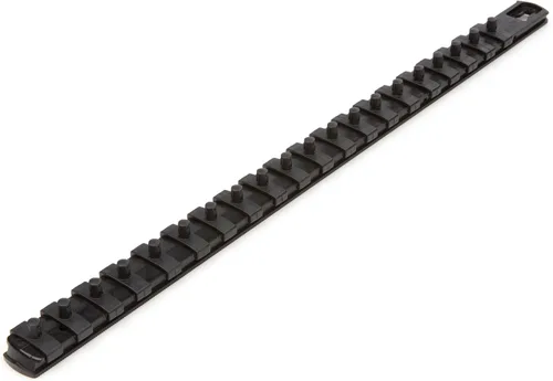 Miniatura 28 de TEKTON guía de llaves de 1/4 pulgadas x riel de 20.3 cm, 13 clips (rojo) OSR01113 Fabricado en EE. UU