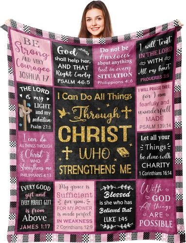 Lcobion Regalos Cristianos para Mujeres, Regalos de Bautizo para Niñas, Regalos Religiosos para Mujeres, Regalos Inspiradores para Mujeres, Regalos